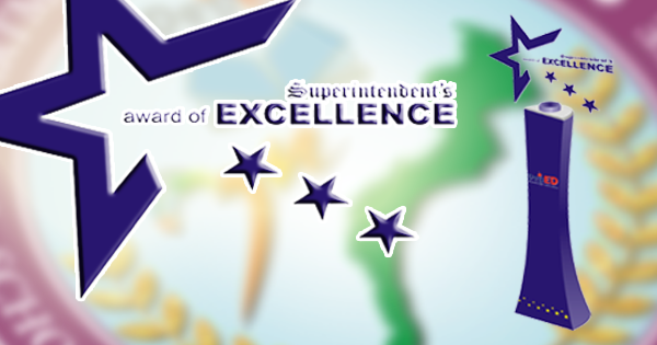 SUPERINTENDENT’S AWARD OF EXCELLENCE 2016